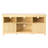 Oak TV Stand 4 Shelves 2 Doors For 55~65 Inch Tvs.