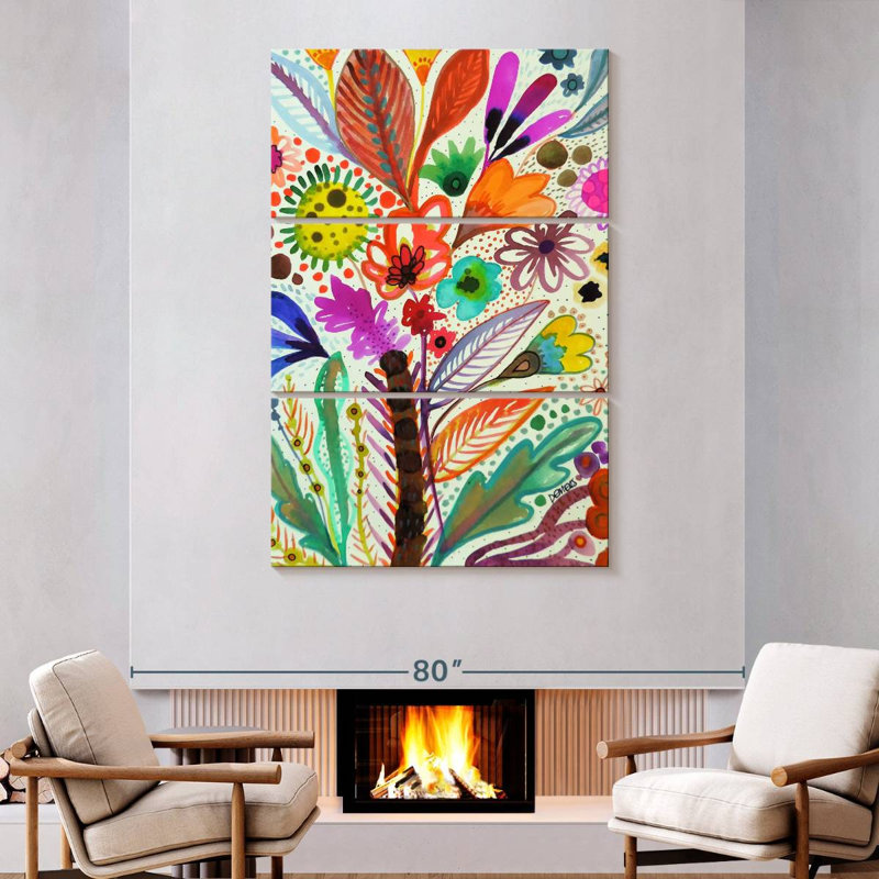 Harnek Eclosion, 74" H x 48" W