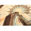 Tapis de couloir en laine noué à la main de conception unique 6 pi 2 po x 17 pi 8 po Despinossa New Age Tapis décoratif en laine brun foncé/brun foncé