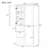 Tall And Wide Storage Cabinet With Doors For Bathroom/Office, Three Drawers, Maximizing Organization And Space Efficiency-775715734