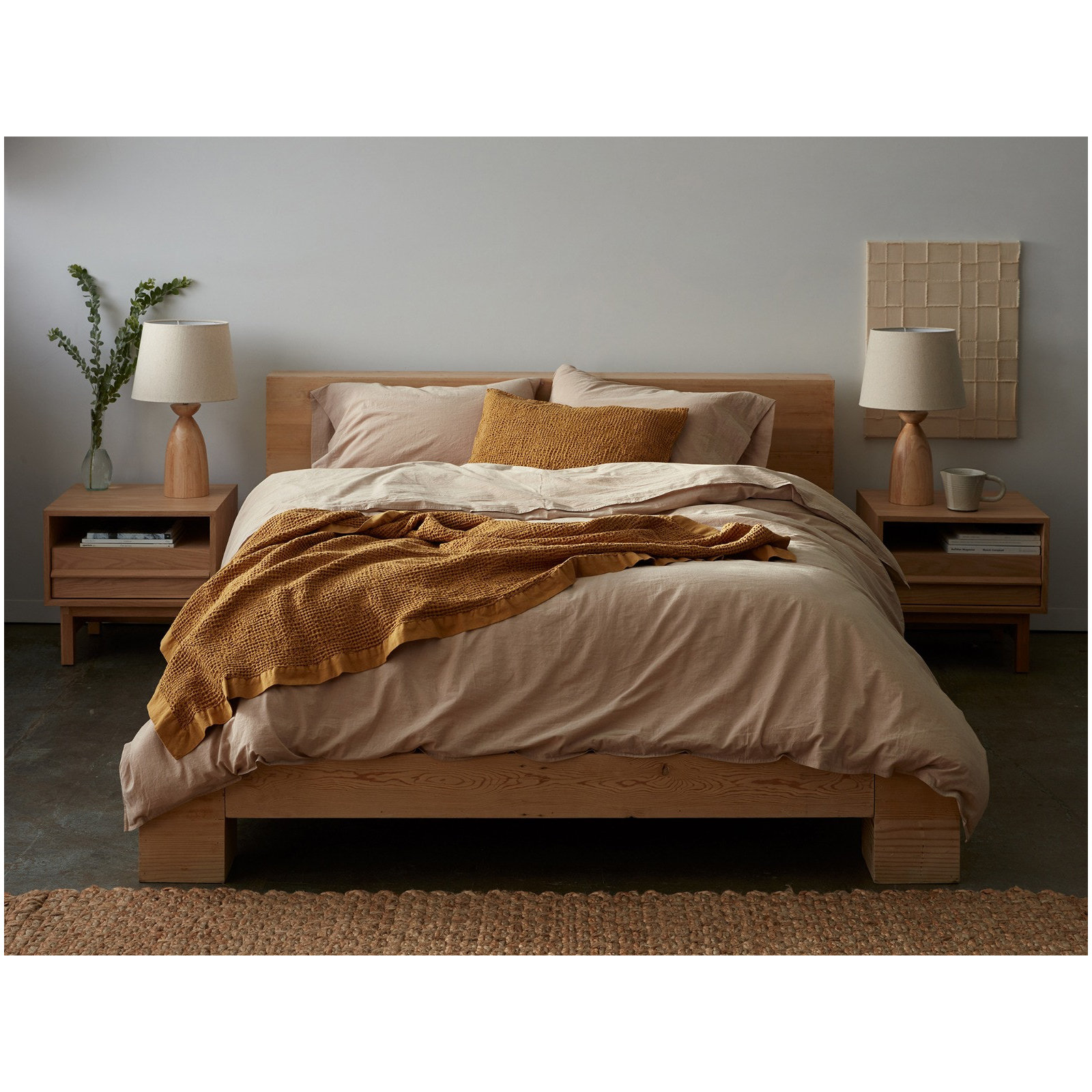 Reyes Cotton Pillow Sham, Alpine White, Standard/Twin