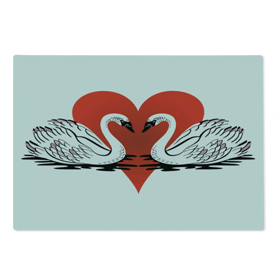 East Urban Home Glass Love Cutting Board