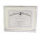 Metallic Silver Matte Picture Frame with Mat