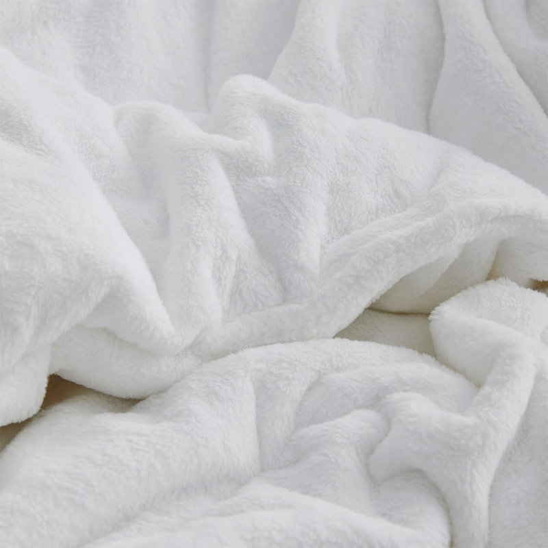 Ensemble d'édredon surdimensionné Coma, Blanc, Édredon pour très grand lit + 2 taies décorativ
