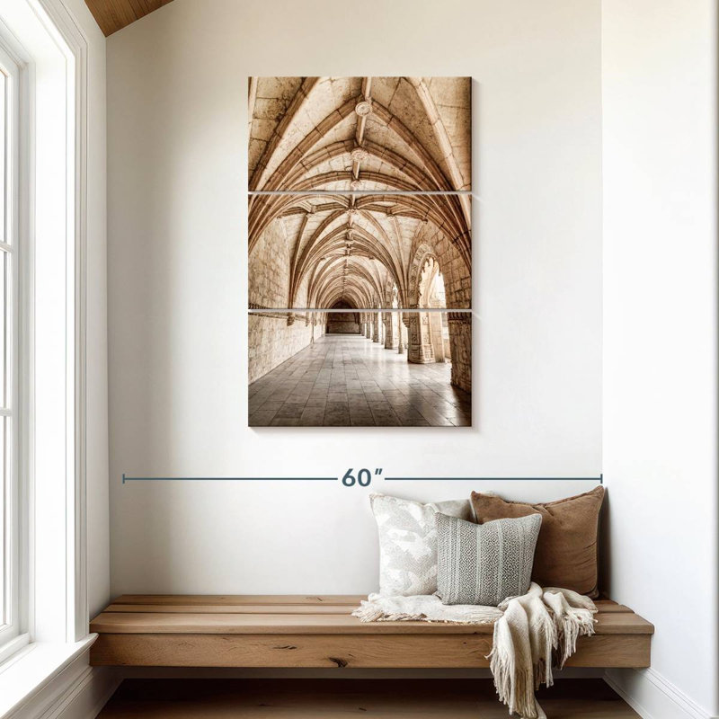Nicci Jeronimos Monastery Corridor, 45" H x 28" W