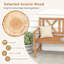 Hoopa Solid Wood Acacia Outdoor Bench