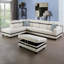 Canapé modulaire en cuir 2 pièces Maeya-683505524