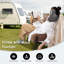 Oreiller de voyage Bluetooth avec haut-parleurs intégrés, oreiller ergonomique en mousse à mémoire de forme en U pour avion, voiture et bureau, gris