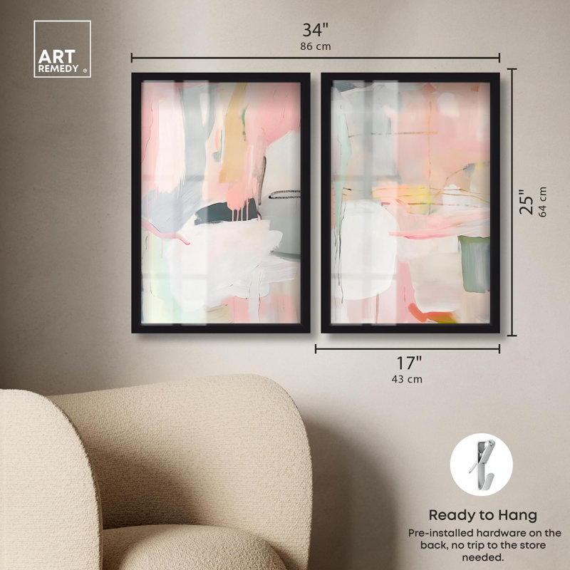 Oasis Minimalist Room Art , H 25 po x l 17 po, Noir
