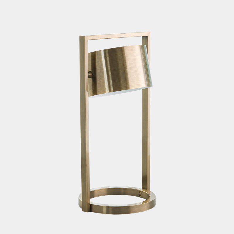 Key Light Metal Table Lamp-Antique Brass
