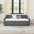 Upholstery Daybed With   Erectable Trundle And USB Charging Design-1616786732