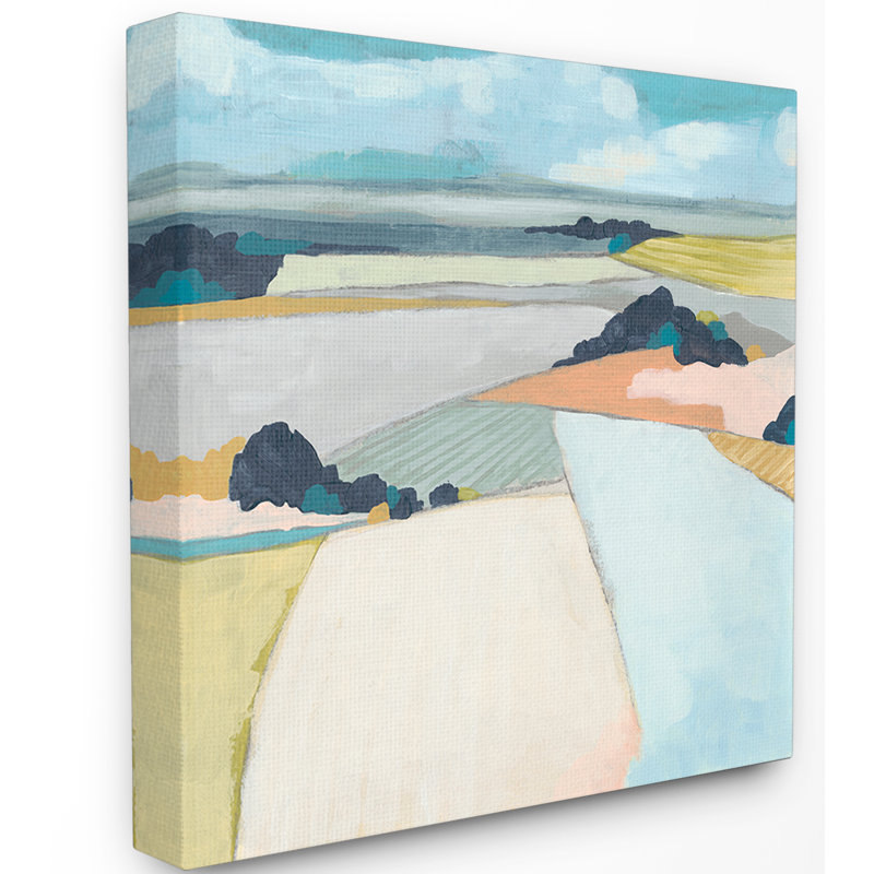 « chrome fields », impression, Toile tendue, H 17 po x l 17 po x P 1,5 po