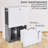 Ivation 35 Pints Tower Dehumidifier for Rooms up to 3000 Cubic Feet