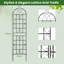 Metal Arched Trellis-114426209