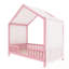 Lit simple avec auvent et balustrades hautes-1924987539