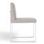 Frozen Fabric Upholstered Side Chair