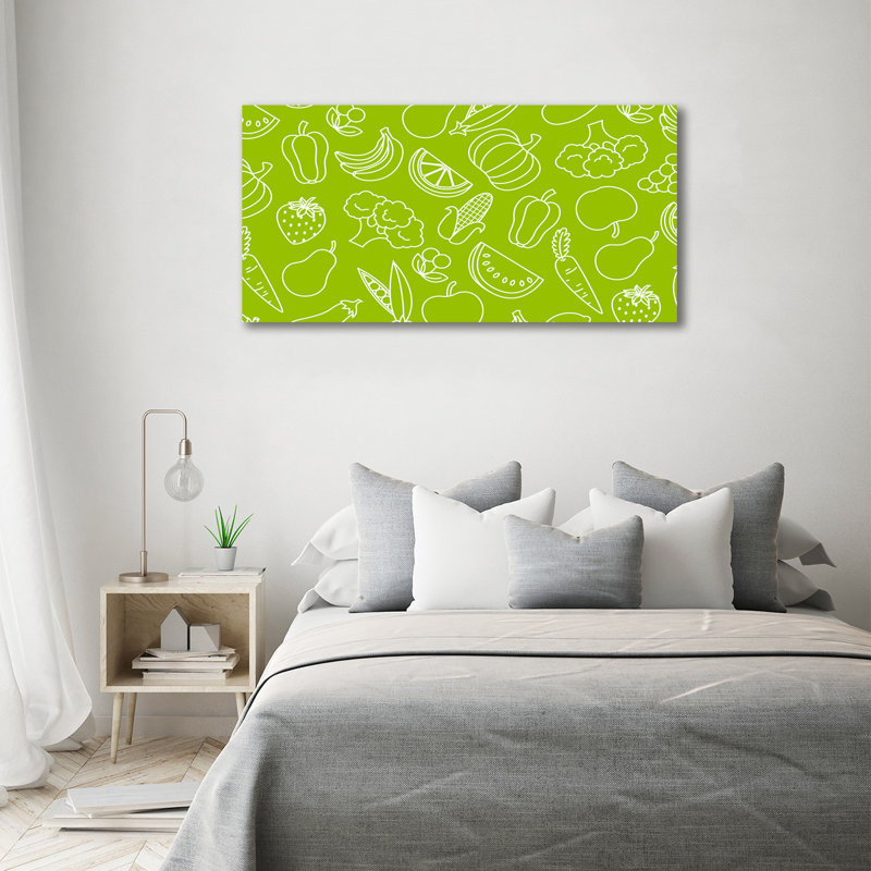 Fruits And Vegetables - No Frame Print on Canvas