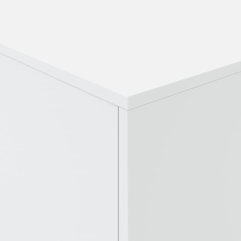 Table basse avec lumières DEL 35,4 po x 19,7 po x 15,7 po, Blanc