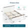 Vira Platform Bed With Headboard,Bed Frame