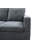 Velvet L-Shaped Sectional Left Hand Facing-97429998