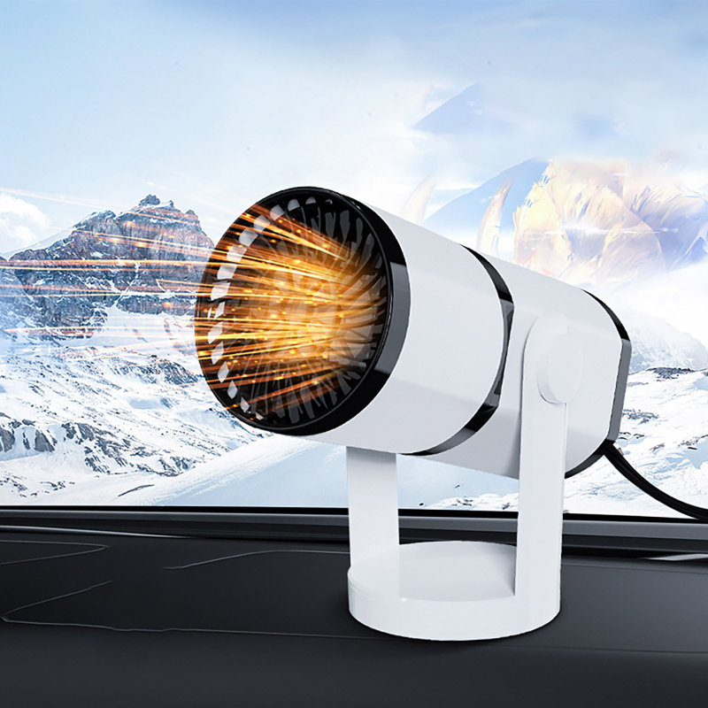 Vehicle Mounted Foldable 360 Degree Rotary Heater Defroster And Demister Purification