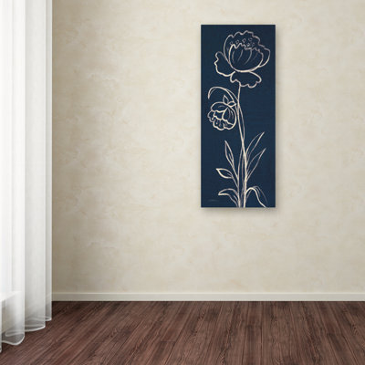 Louane " Indigo Floral II " by Silvia Vassileva