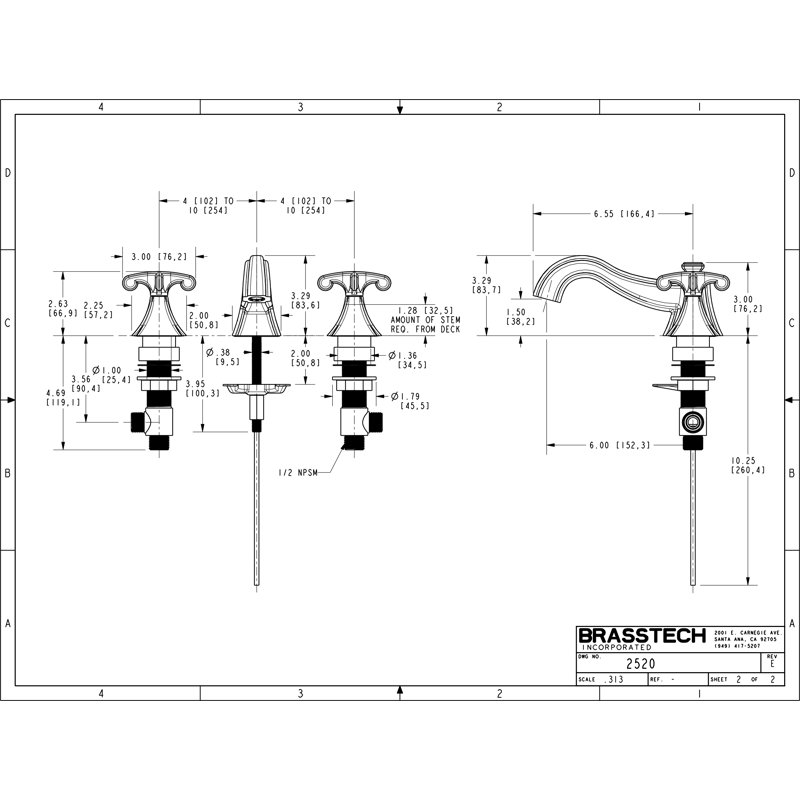 Kiara Widespread Bathroom Faucet with Drain Assembly, Polished Chrome