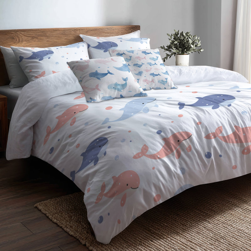 Ensemble d'édredon pour enfants 6 pièces - ensemble de literie et coussin décoratif, King Comforter + 5 Additional Pieces