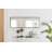 Alcantera Rectangle Metal Frame Wall Mirror - Simple and Elegant Modern Design-57059384-57059389