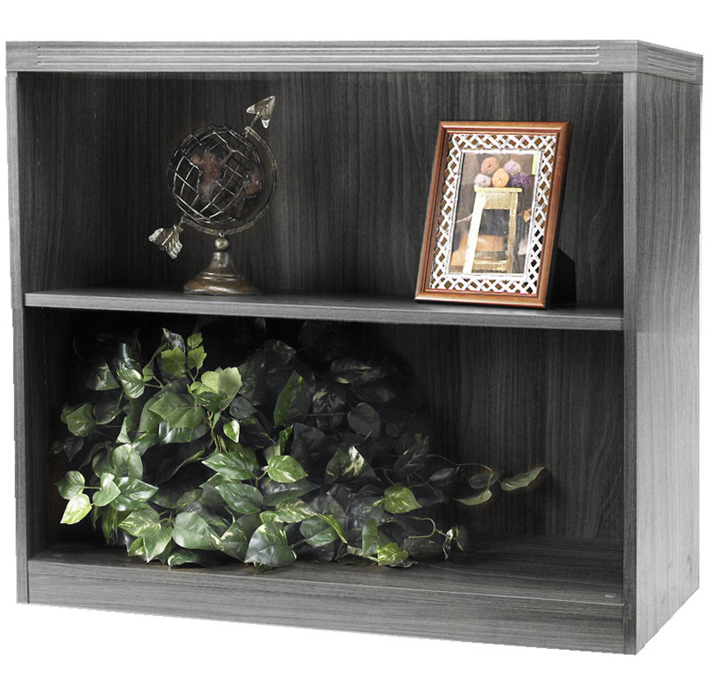 Aberdeen Standard Bookcase, Gray Steel