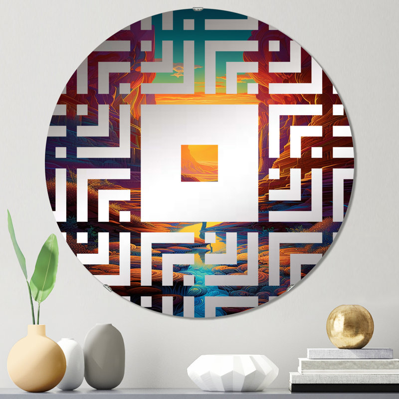 Koidula - Square Wall Mirror, 23,6 po x 23,6 po