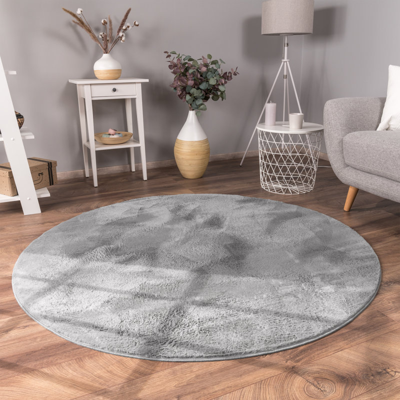 Aarv Shag Area Rug, Round 200cm