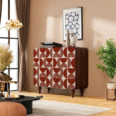 French style solid wood art elegant sideboard.
