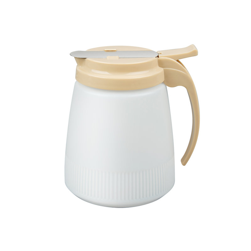 Distributeur de sirop tout usage 32 oz., Beige / Blanc, H 5,65 po x l 4,55 po x P 5,46 po