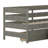 Twin Size L-Shaped Bed Frame With Drawers And Space-Saving 2 Beds In 1 Design-777875741
