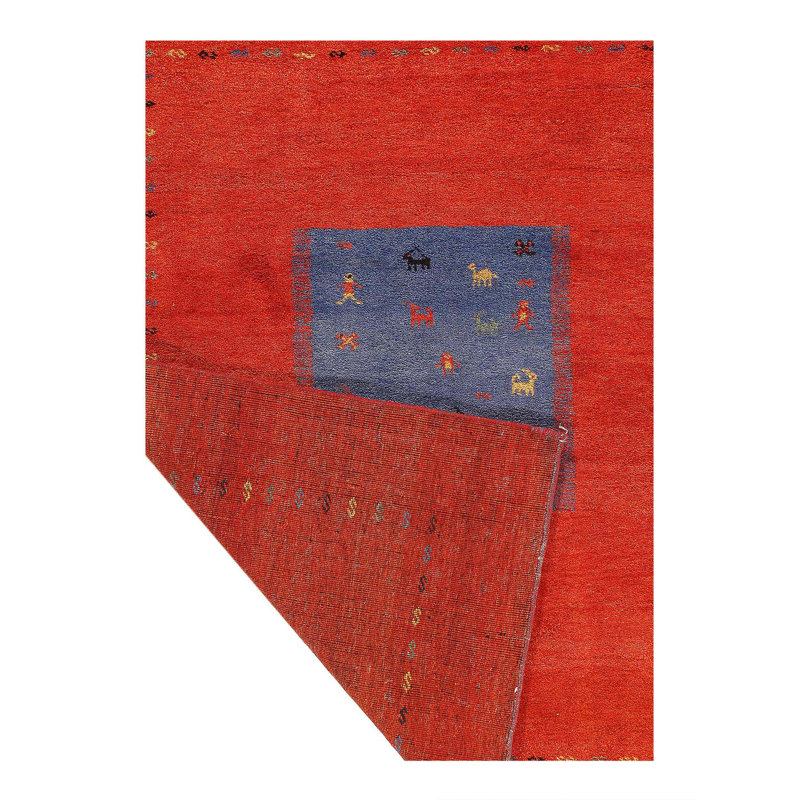 Tapis unique rouge 6 pi 1 po x 8 pi 3 po Rolando