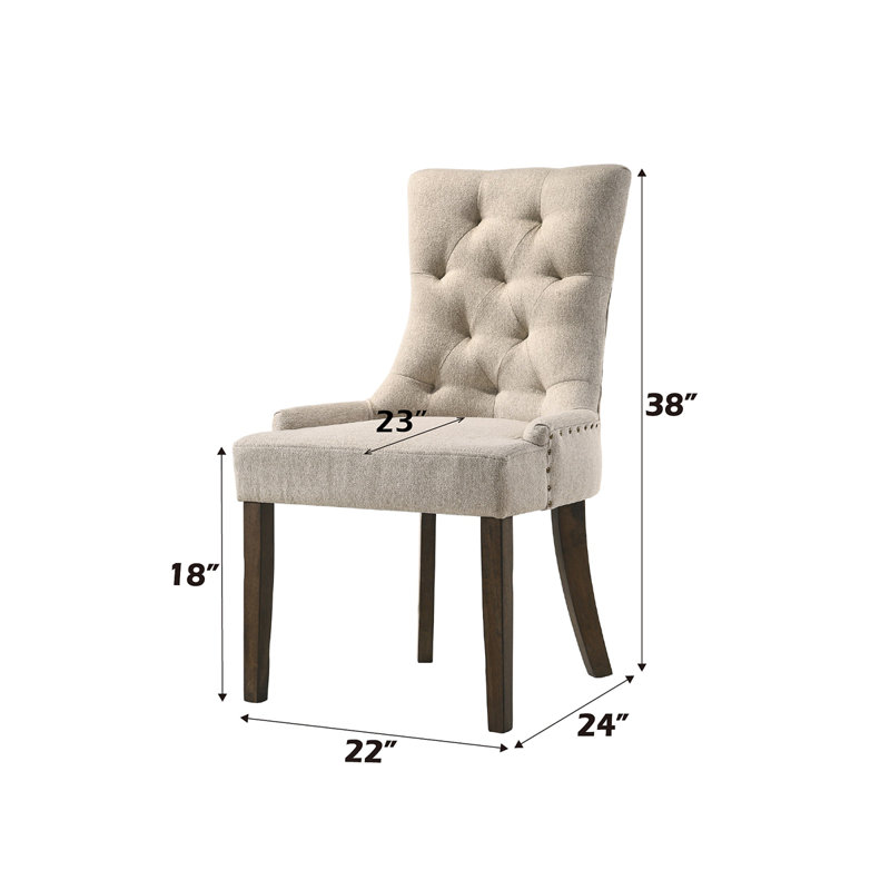 Ensemble de 2 chaises d'appoint Yotam