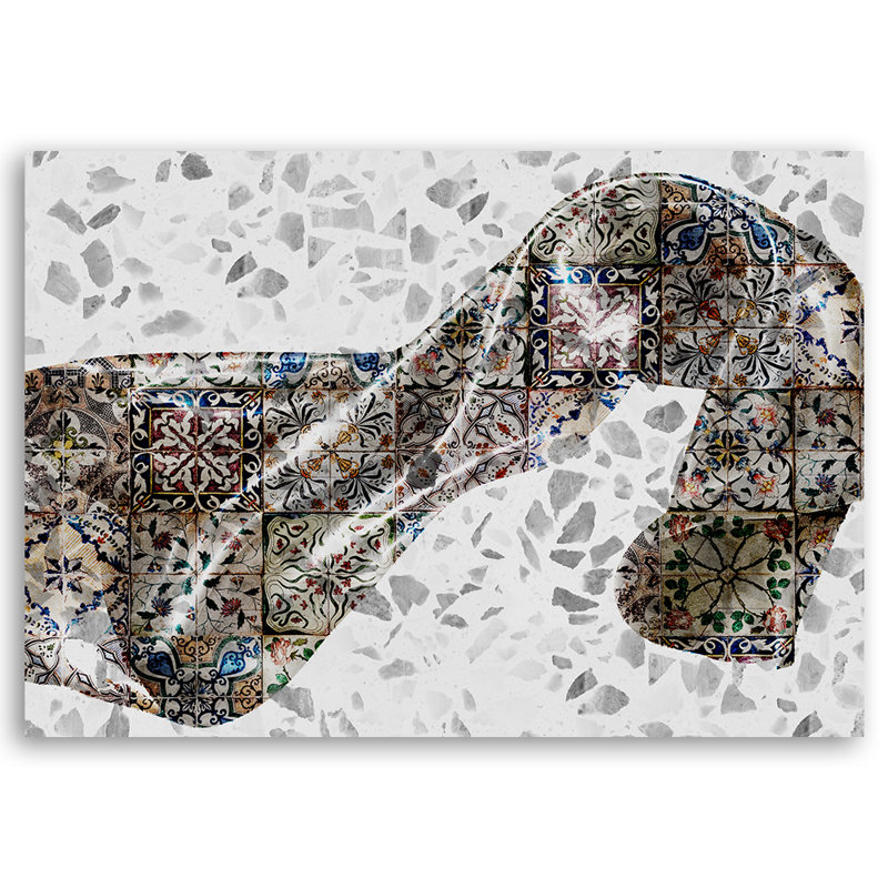 Abstract 3D - No Frame Print on Canvas, 70cm H x 100cm W