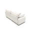 Ensemble de canapé de salon en velours côtelé beige 4 pièces | 2 chaises d'appoint + 2 chaises simples