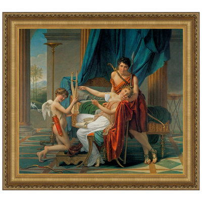 " Sappho and Phaon, 1809 " by Jacques-Louis David Oil Print