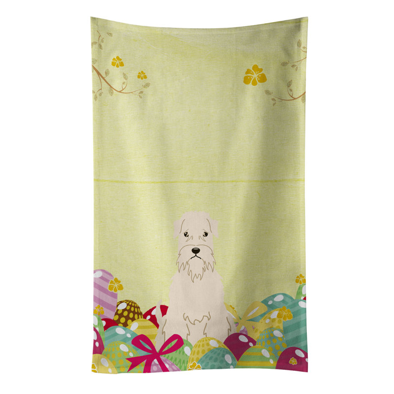 Chiffons rectangulaire en terrier blé à revêtement doux œufs de pâques