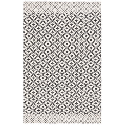 Kayn Handloomed Wool And Cotton Geometric Rug