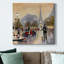 «Paris Twilight», reproduction d'art sur toile tendue-1787261737