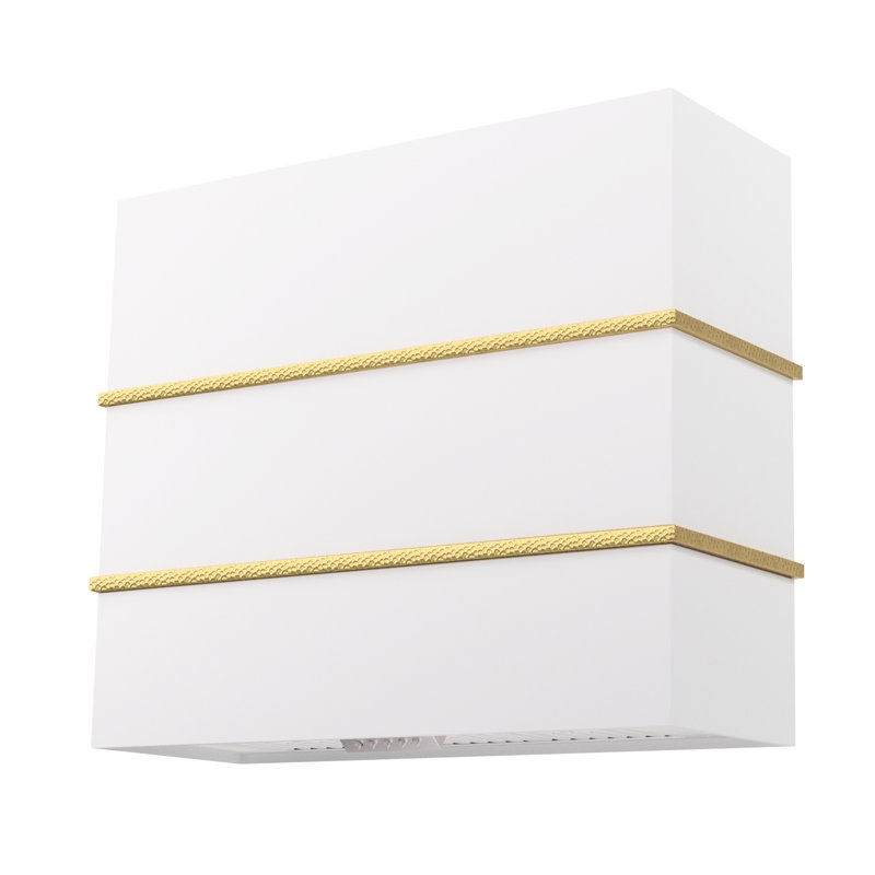 Hotte de cuisine murale Ak conduit 600 (ventilée) requise, Argenté/doré