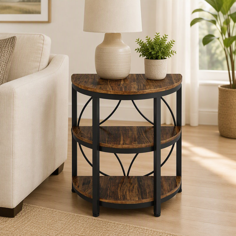 Table de bout demi-ronde