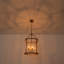 Lustre tambour en fer à intensité variable 4 lumières Qudarius