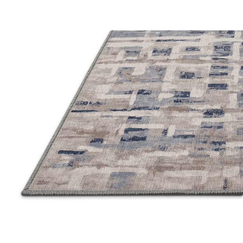 Machine Washable Gray Area Rug