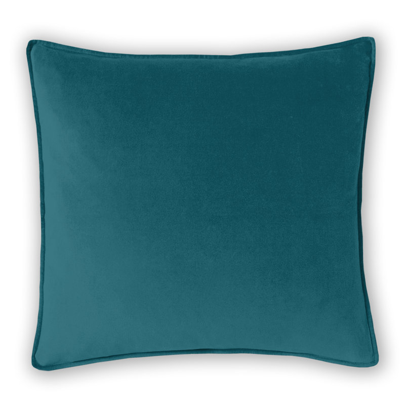 Housse et insert de coussin en velours Alla, 20 po X 20 po, Aloès