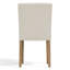 Chaise de salle à manger rembourrée en lin 18,5 po (ensemble de 8)-1822816977