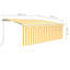 Dakota Fields 400cm W x 300cm D Fabric Cover Retractable Patio Awning-551321889-551321895